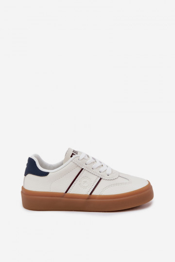 Zapatos infantiles estilo sneakers en color blanco Big Star SS374024 2