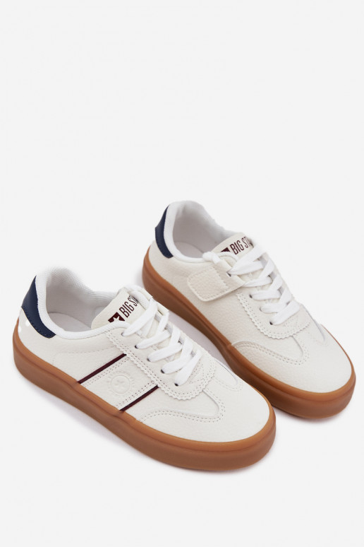 Zapatillas modelo zapatos. Infantil Big Star SS374024 el color blanco