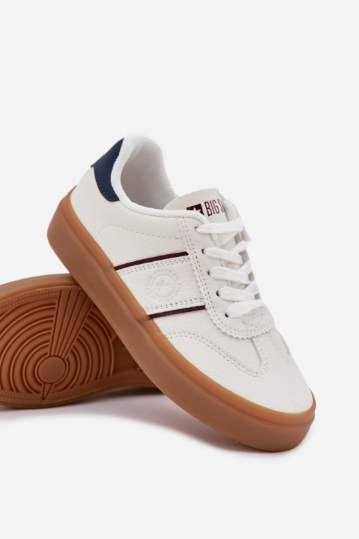 Zapatillas modelo zapatos. Infantil Big Star SS374024 el color blanco