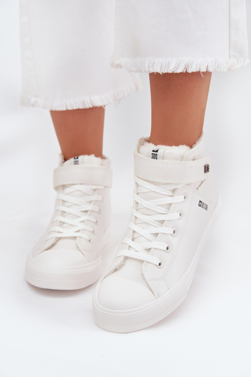 Piel calentamiento zapatos casuales BIG STAR V274541FEN el color blanco