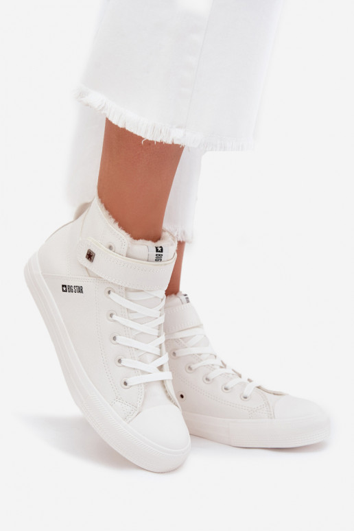 Piel calentamiento zapatos casuales BIG STAR V274541FEN el color blanco