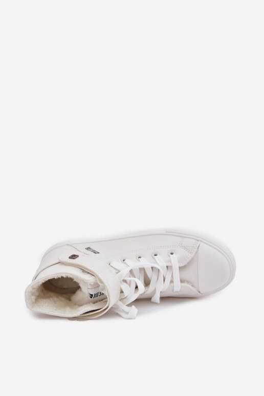 Piel calentamiento zapatos casuales BIG STAR V274541FEN el color blanco