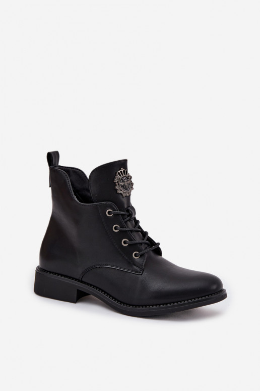 zapatos de tacón bajo para mujer con tacones anchos Con decoraciones Detalem calentamiento de color negro Cylira zapatos de tacón bajo para mujer con tacones anchos Con decoraciones Detalem calentamiento de color negro Cylira