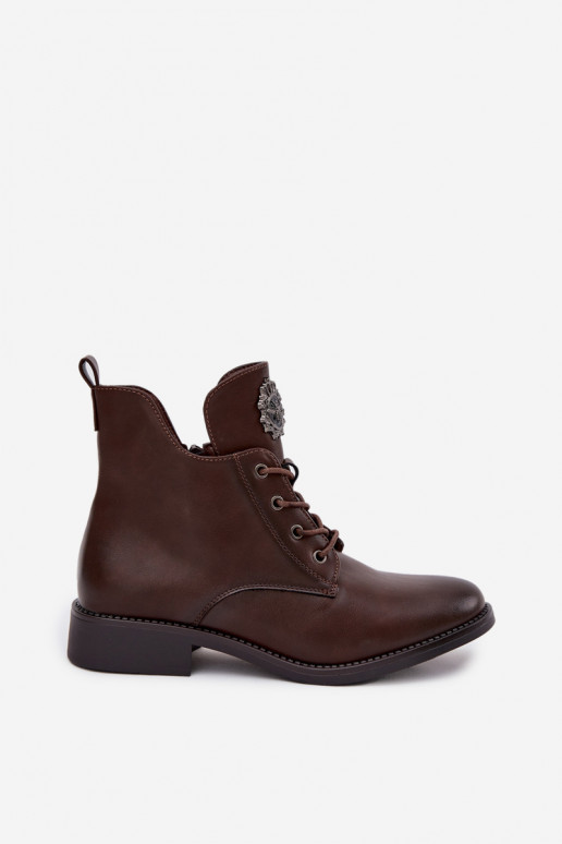 zapatos de tacón bajo para mujer con tacones anchos Con decoraciones Detalem calentamiento color marrón Cylira zapatos de tacón bajo para mujer con tacones anchos Con decoraciones Detalem calentamiento color marrón Cylira