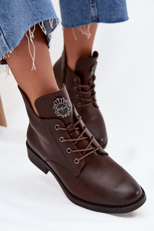 zapatos de tacón bajo para mujer con tacones anchos Con decoraciones Detalem calentamiento color marrón Cylira zapatos de tacón bajo para mujer con tacones anchos Con decoraciones Detalem calentamiento color marrón Cylira