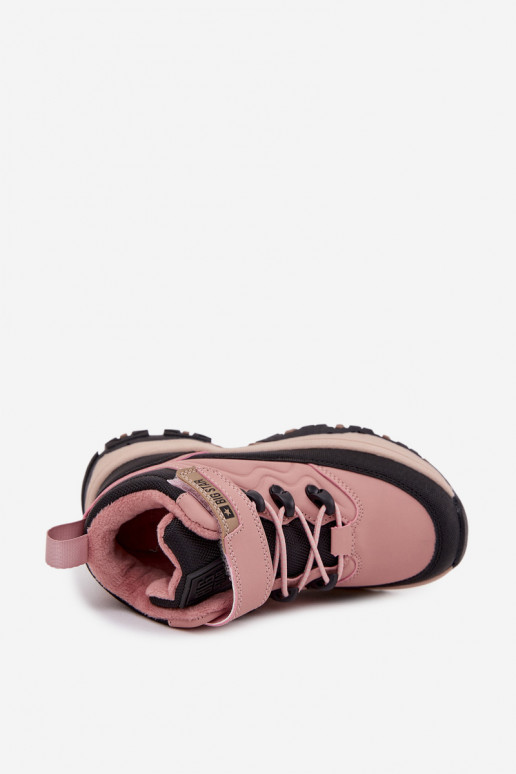 zapatos Botas de nieve Infantil con sujetadores adhesivos Big Star SS374011 color rosa zapatos Botas de nieve Infantil con sujetadores adhesivos Big Star SS374011 color rosa