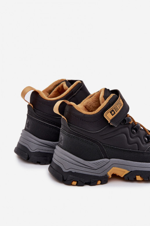 zapatos Botas de nieve Infantil con sujetadores adhesivos Big Star SS374013 de color negro