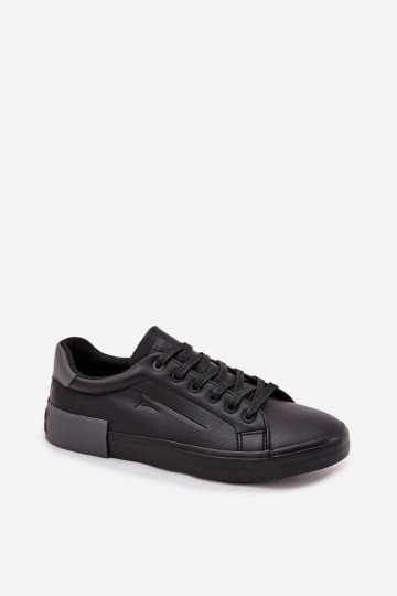 Zapatillas de hombre de piel sintética "Big Star OO174019" en color negro