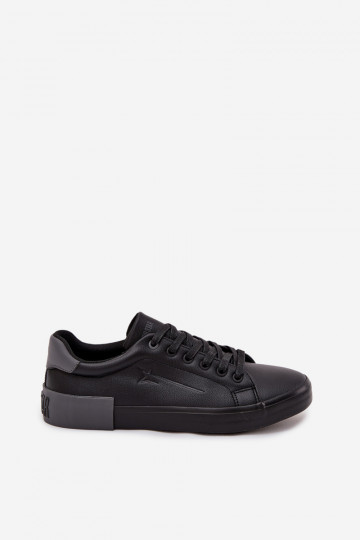 Zapatillas de hombre de piel sintética "Big Star OO174019" en color negro 2
