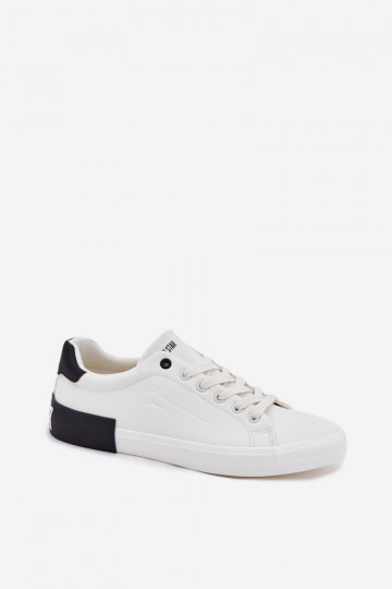 Zapatillas de hombre de piel sintética "Big Star OO174018" en color blanco
