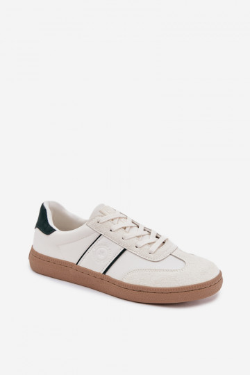 Zapatillas deportivas de caña baja para hombres blancas "Big Star SS174078"