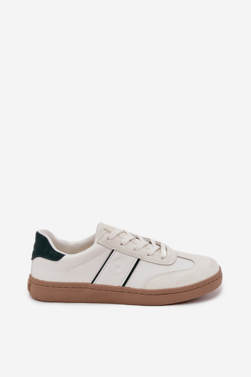 Zapatillas deportivas de caña baja para hombres blancas "Big Star SS174078" 2