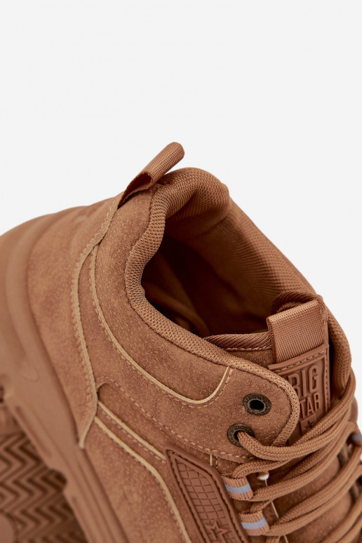 Zapatillas modelo zapatos. Tiene quesculino Big Star SS174281 HI-POLY SYSTEM color marrón