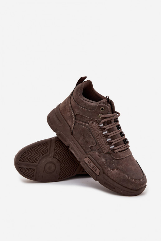 Zapatillas modelo zapatos. Tiene quesculino Big Star SS174283 HI-POLY SYSTEM marron oscuro