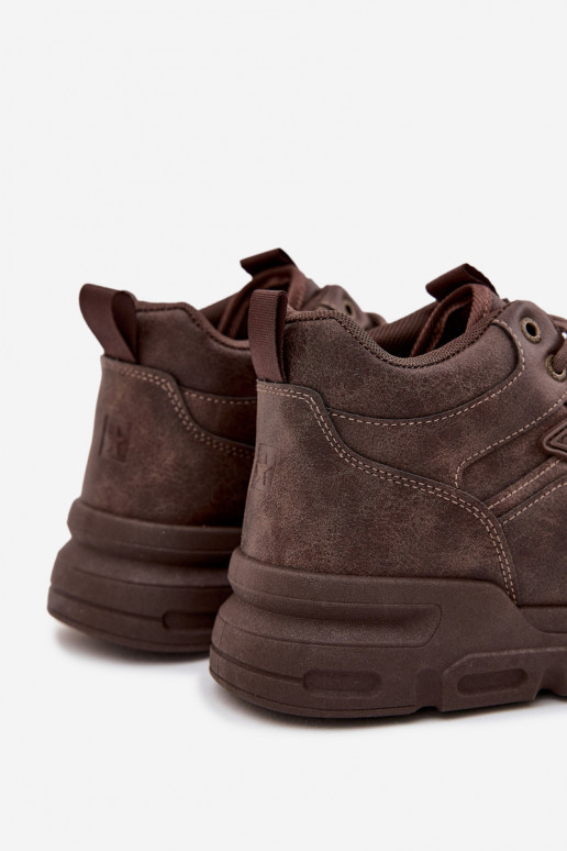 Zapatillas modelo zapatos. Tiene quesculino Big Star SS174283 HI-POLY SYSTEM marron oscuro