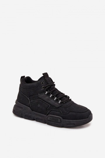 Zapatillas deportivas para hombres negras "Big Star SS174282 HI-POLY SYSTEM"