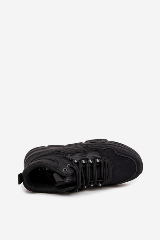 Zapatillas modelo zapatos. Tiene quesculino Big Star SS174282 HI-POLY SYSTEM de color negro