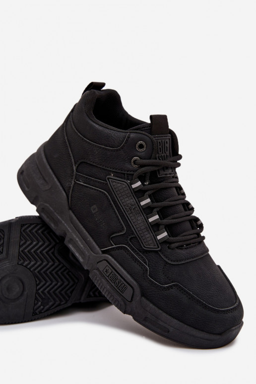 Zapatillas modelo zapatos. Tiene quesculino Big Star SS174282 HI-POLY SYSTEM de color negro