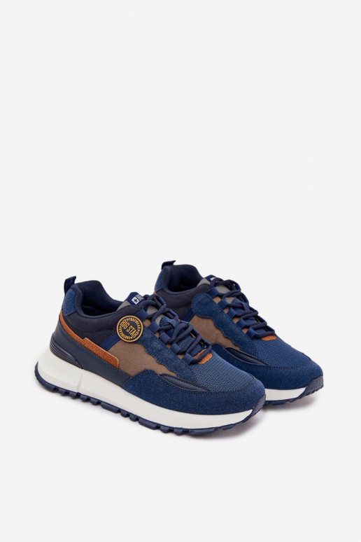 zapatillas Zapatillas modelo zapatos. Tiene quesculino Big Star RR174279 HI-POLY SYSTEM azul oscuro