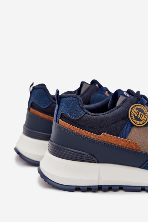 zapatillas Zapatillas modelo zapatos. Tiene quesculino Big Star RR174279 HI-POLY SYSTEM azul oscuro