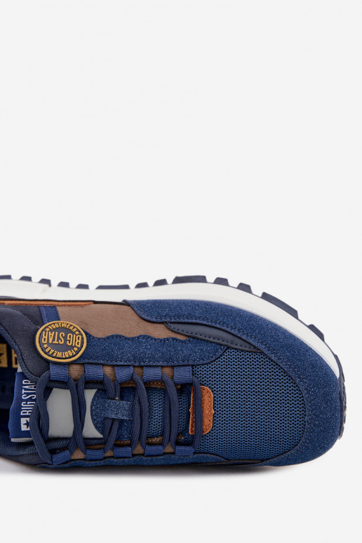 zapatillas Zapatillas modelo zapatos. Tiene quesculino Big Star RR174279 HI-POLY SYSTEM azul oscuro