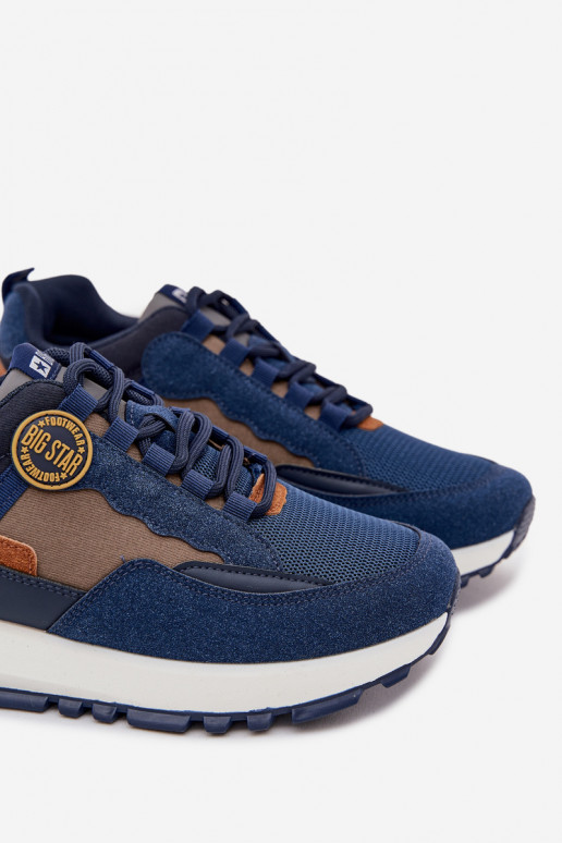 zapatillas Zapatillas modelo zapatos. Tiene quesculino Big Star RR174279 HI-POLY SYSTEM azul oscuro