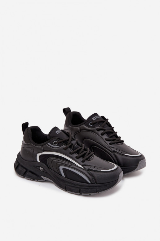 zapatillas Zapatillas modelo zapatos. Tiene quesculino Big Star SS174285 de color negro