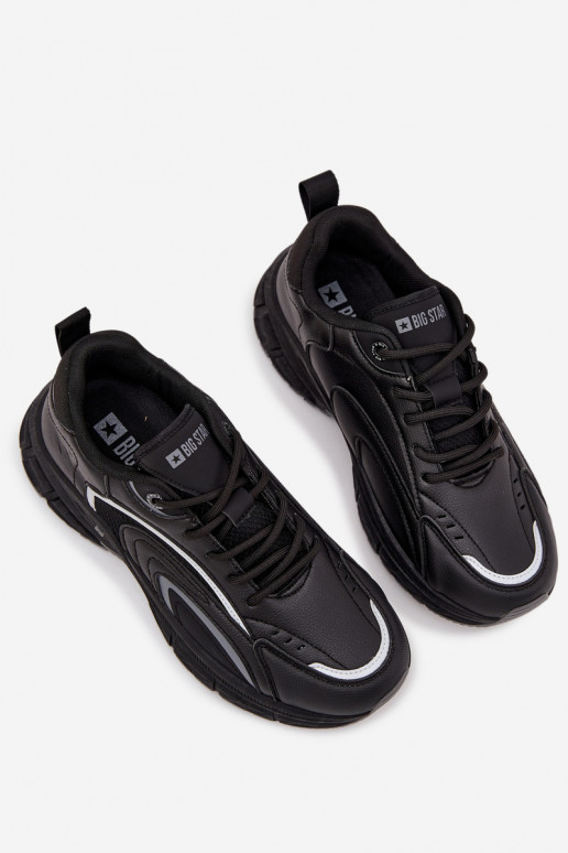 zapatillas Zapatillas modelo zapatos. Tiene quesculino Big Star SS174285 de color negro