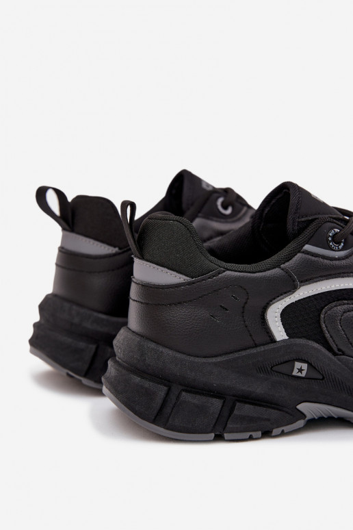 zapatillas Zapatillas modelo zapatos. Tiene quesculino Big Star SS174285 de color negro