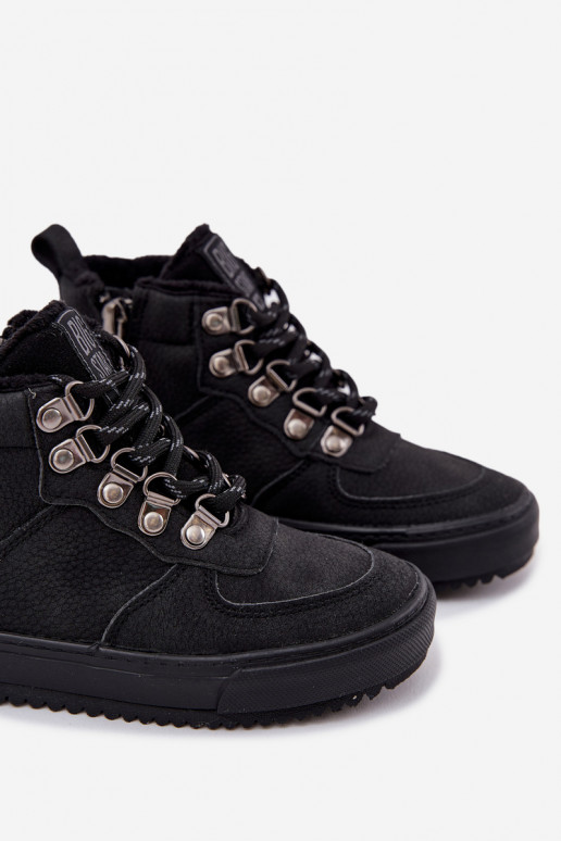 botas de montaña zapatos Infantil calentamiento Big Star SS374075 de color negro