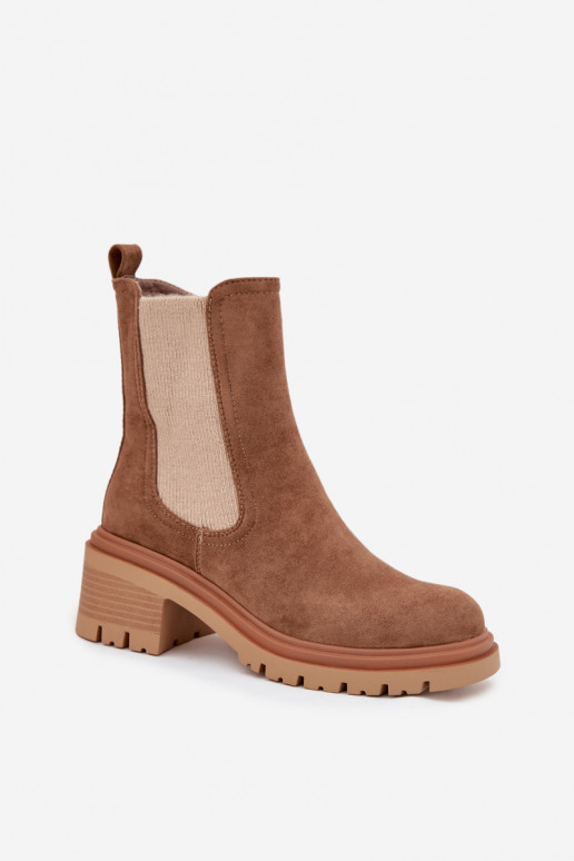 botas con estilo Femenino calentamiento reloj beige Zoralia