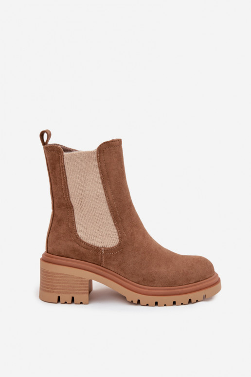 botas con estilo Femenino calentamiento reloj beige Zoralia