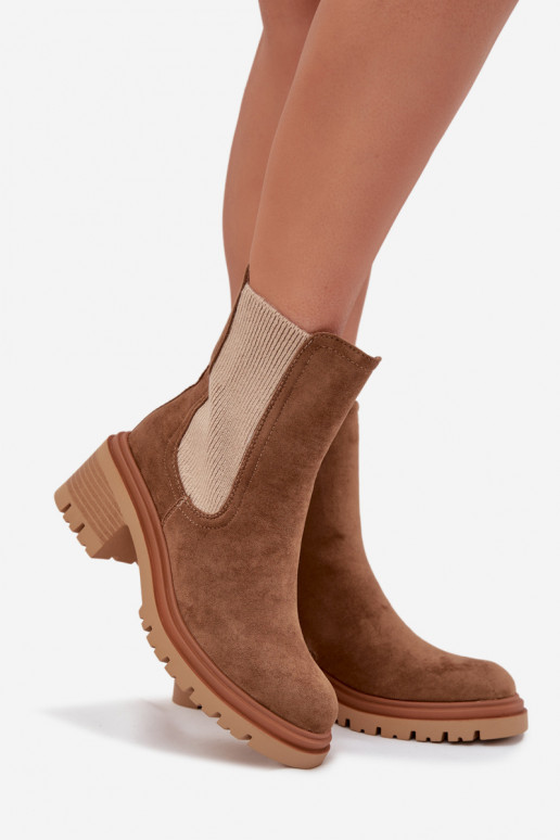 botas con estilo Femenino calentamiento reloj beige Zoralia