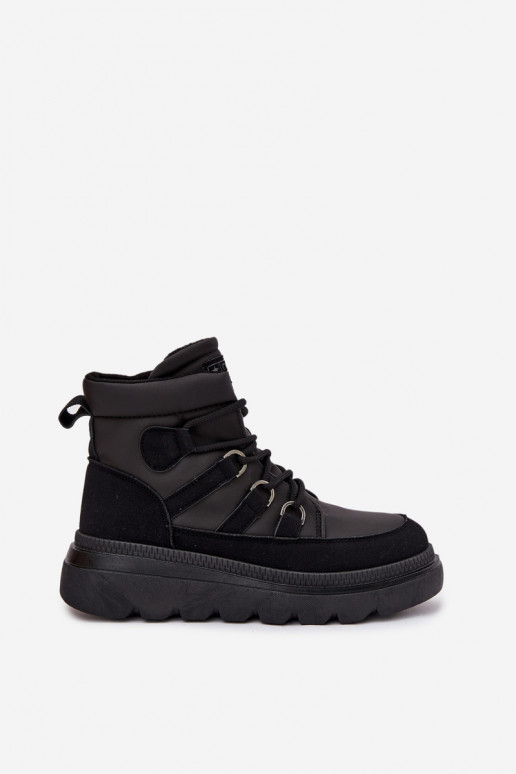 Botas de mujer con una plataforma de color negro Liorae