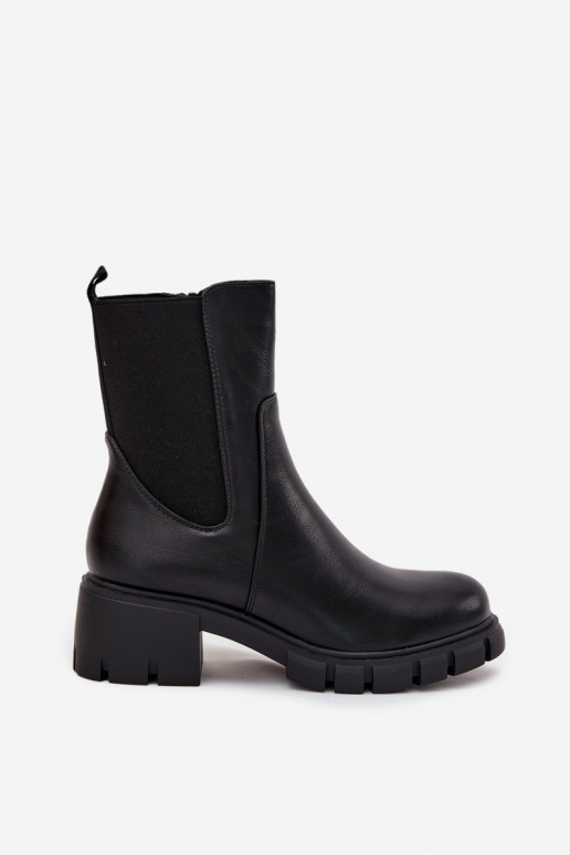 Botas de mujer reloj Eko Piel de color negro Kyra