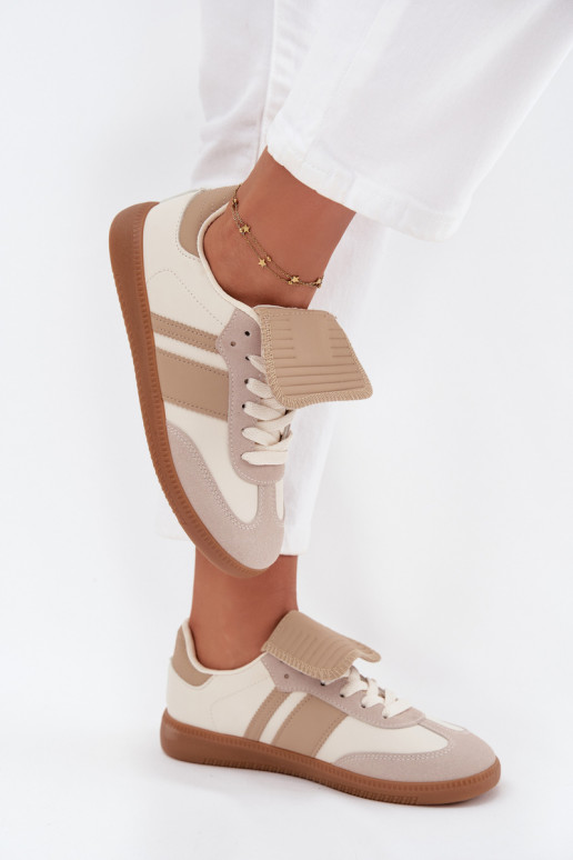 Bajo Zapatillas modelo zapatos. FemeninoENyAiniętym Językiem beige Ardira