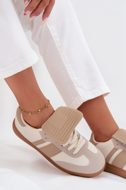 Bajo Zapatillas modelo zapatos. FemeninoENyAiniętym Językiem beige Ardira