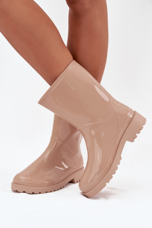 Botas de goma Femenino beige Elvara