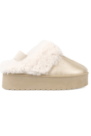 color dorado zapatos a'la Botas de nieve z el color blancom abrigo 2