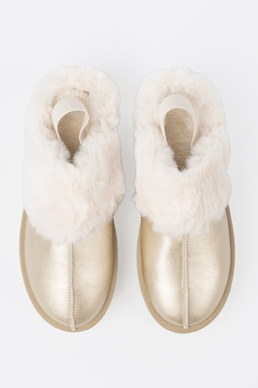 color dorado zapatos a'la Botas de nieve z el color blancom abrigo