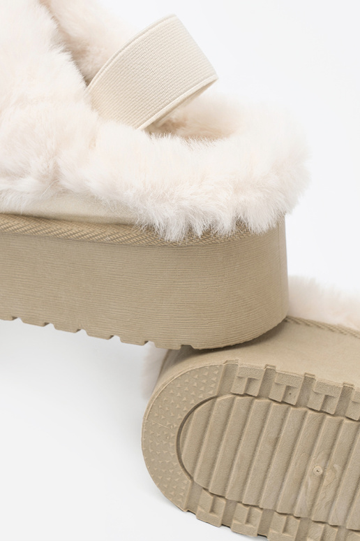 color dorado zapatos a'la Botas de nieve z el color blancom abrigo