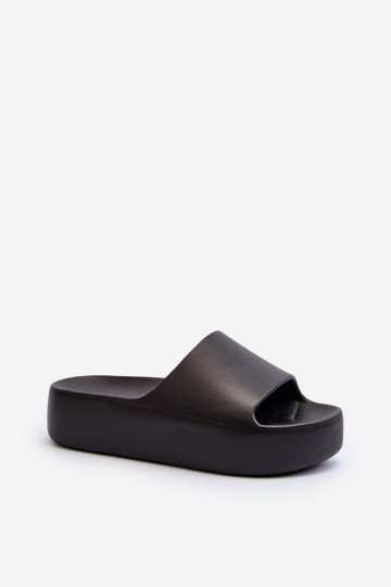 Femenino Zapatillas Sobre una suela gruesa de color negro Oreithano 2