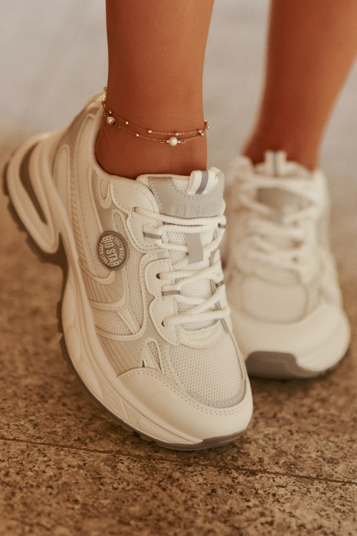 Zapatillas modelo zapatos. Femenino Big Star RR274A191 el color blanco