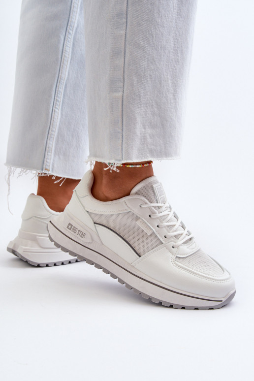 Zapatillas modelo zapatos. Femenino Big Star NN274A089 el color blanco