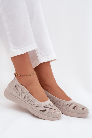 red bailarinas Femenino EN SportoAym Stylu beige Virella