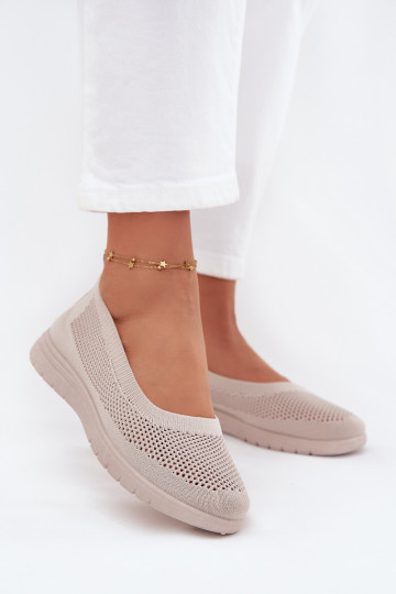red bailarinas Femenino EN SportoAym Stylu beige Virella 2