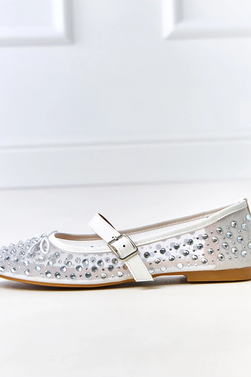 Bailarinas de malla blanca con...