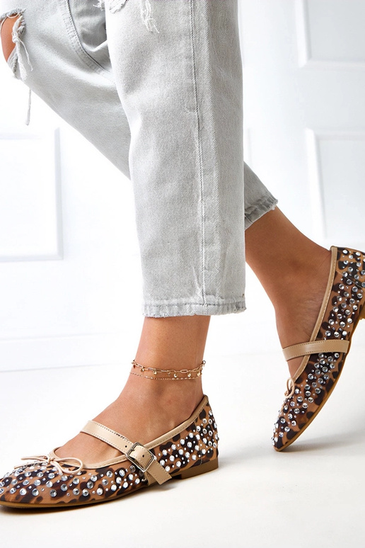 Bailarinas de malla con estampado de...