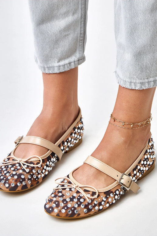 Bailarinas de malla con estampado de...