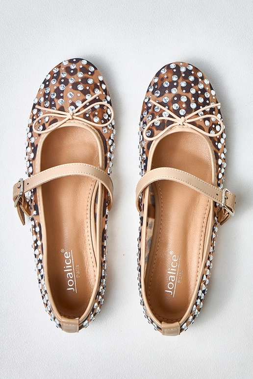 Bailarinas de malla con estampado de...